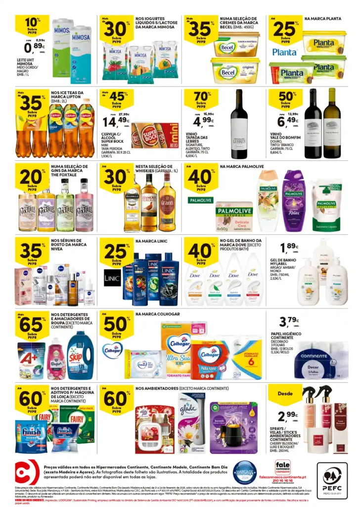 Folheto Continente Fim de Semana 21 a 24 Fevereiro 2025 - Página 04