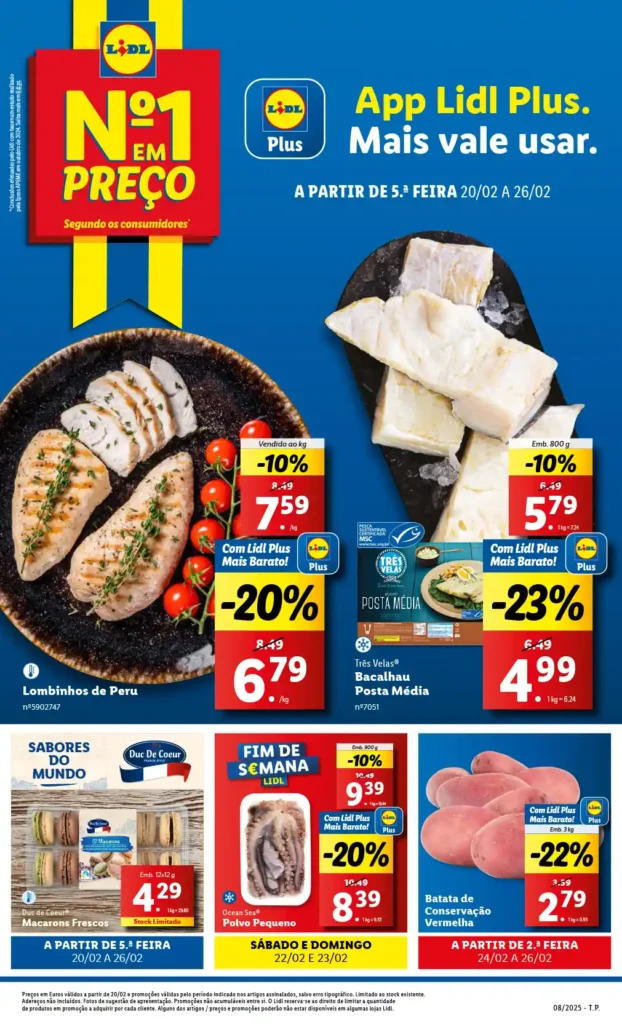 Folheto Lidl 20 a 26 Fevereiro 2025 - Página 01