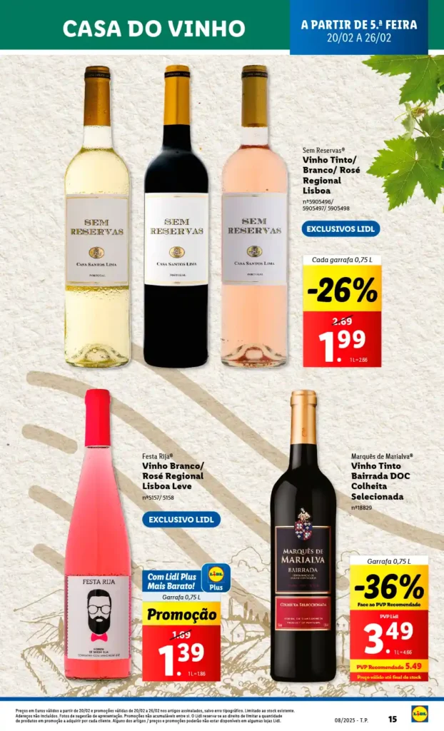 Folheto Lidl 20 a 26 Fevereiro 2025 - Página 15