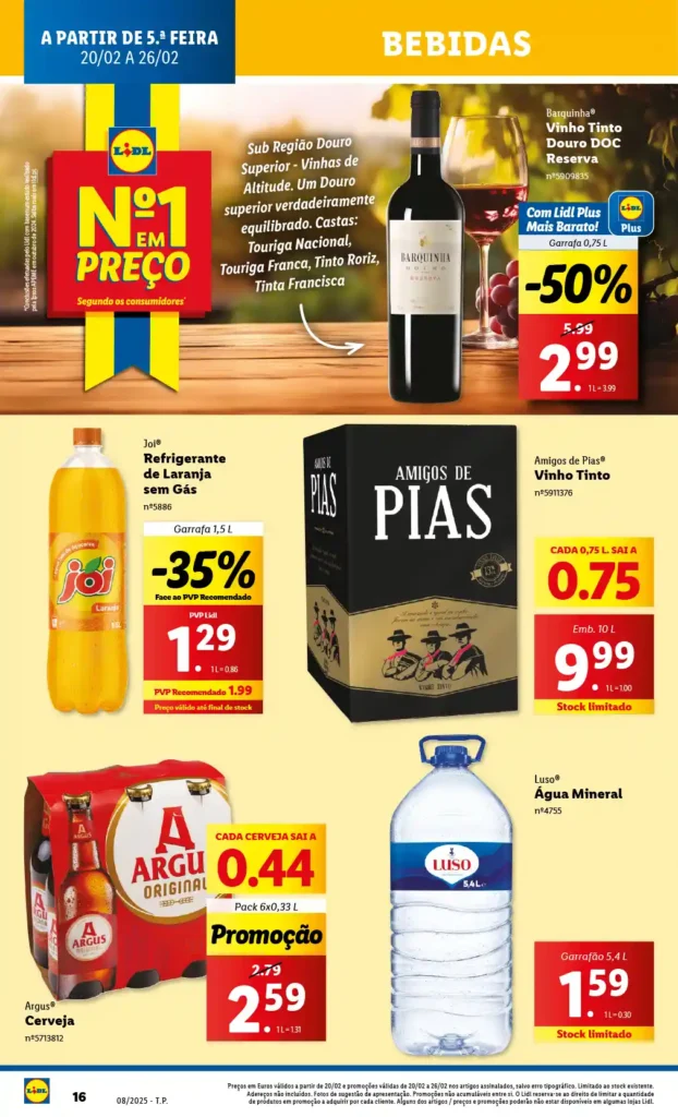 Folheto Lidl 20 a 26 Fevereiro 2025 - Página 16