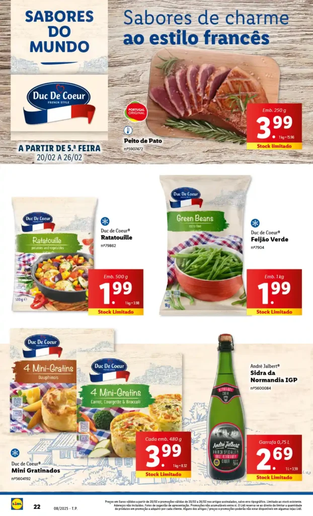 Folheto Lidl 20 a 26 Fevereiro 2025 - Página 22