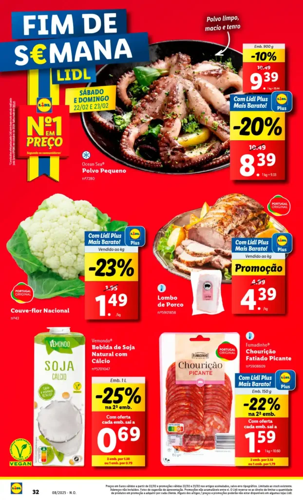 Folheto Lidl 20 a 26 Fevereiro 2025 - Página 32