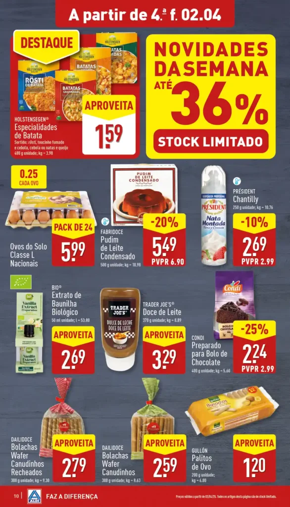 Folheto Aldi 2 a 8 de Abril de 2025 - Página 10