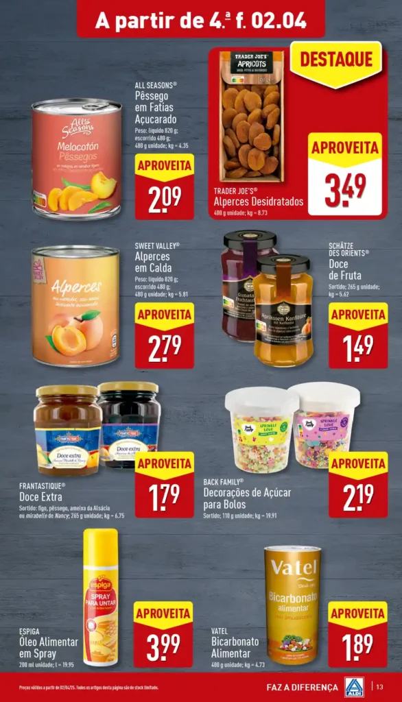 Folheto Aldi 2 a 8 de Abril de 2025 - Página 13