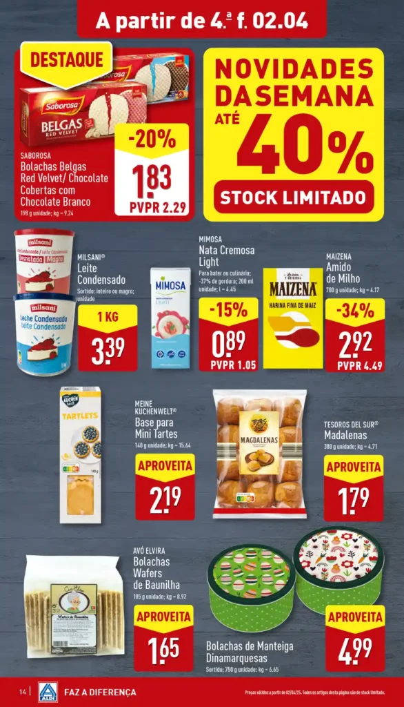 Folheto Aldi 2 a 8 de Abril de 2025 - Página 14