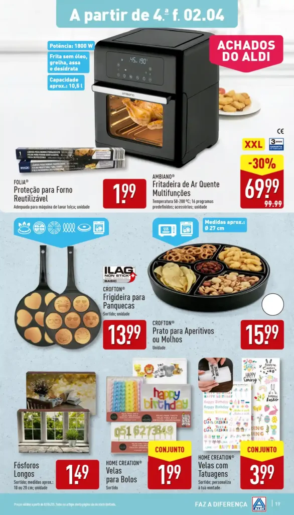Folheto Aldi 2 a 8 de Abril de 2025 - Página 19