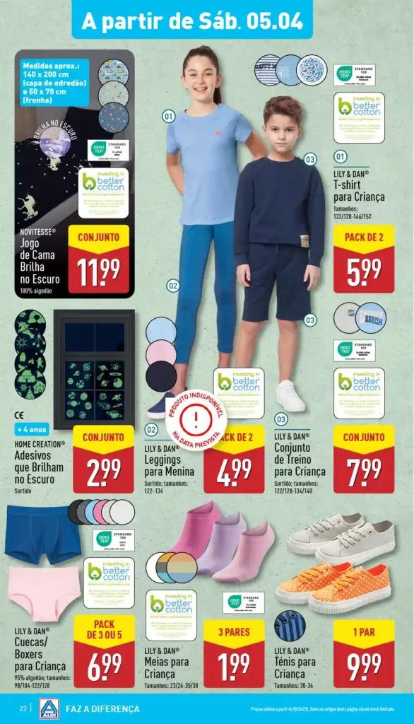 Folheto Aldi 2 a 8 de Abril de 2025 - Página 22