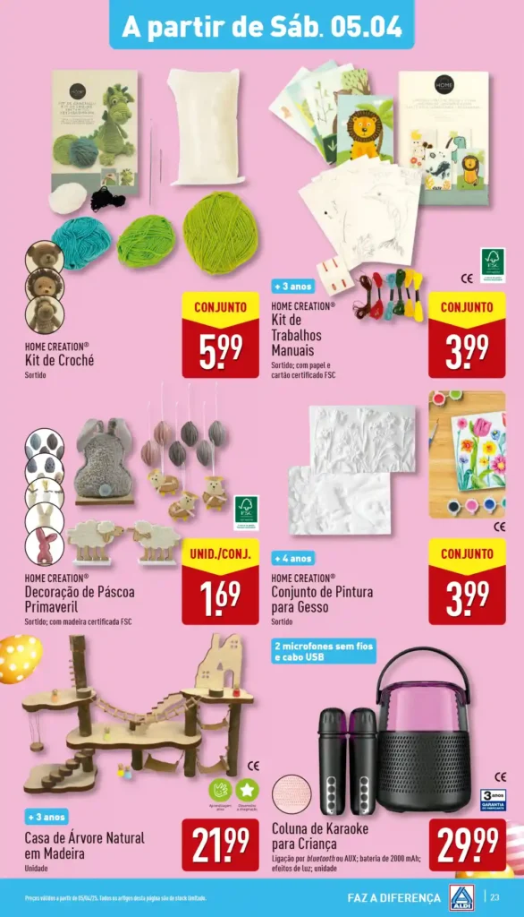 Folheto Aldi 2 a 8 de Abril de 2025 - Página 23