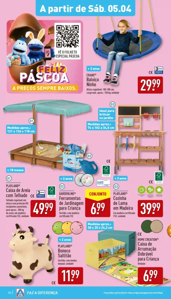 Folheto Aldi 2 a 8 de Abril de 2025 - Página 26