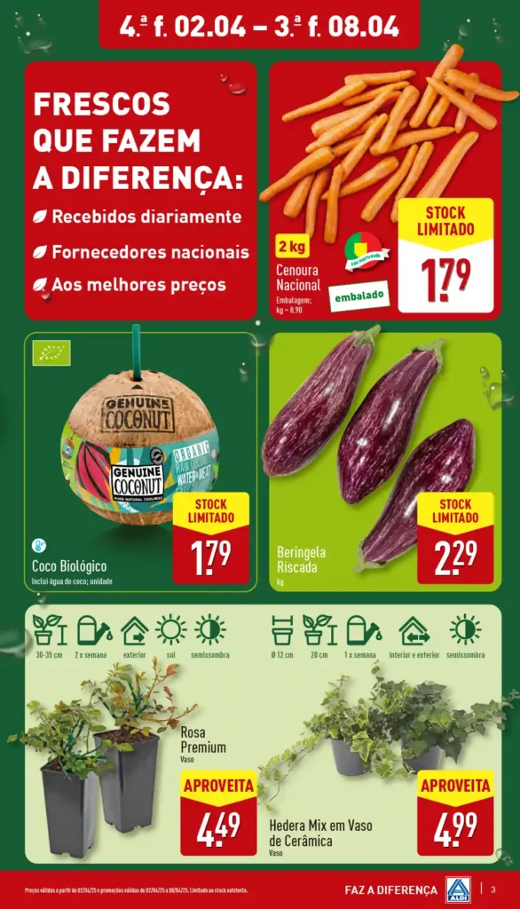 Folheto Aldi 2 a 8 de Abril de 2025 - Página 3