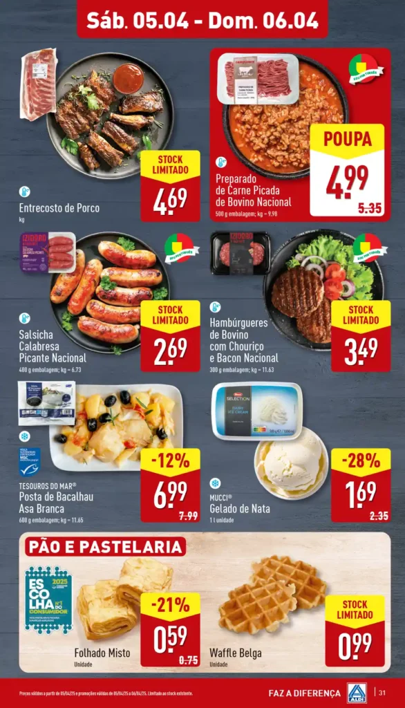 Folheto Aldi 2 a 8 de Abril de 2025 - Página 31