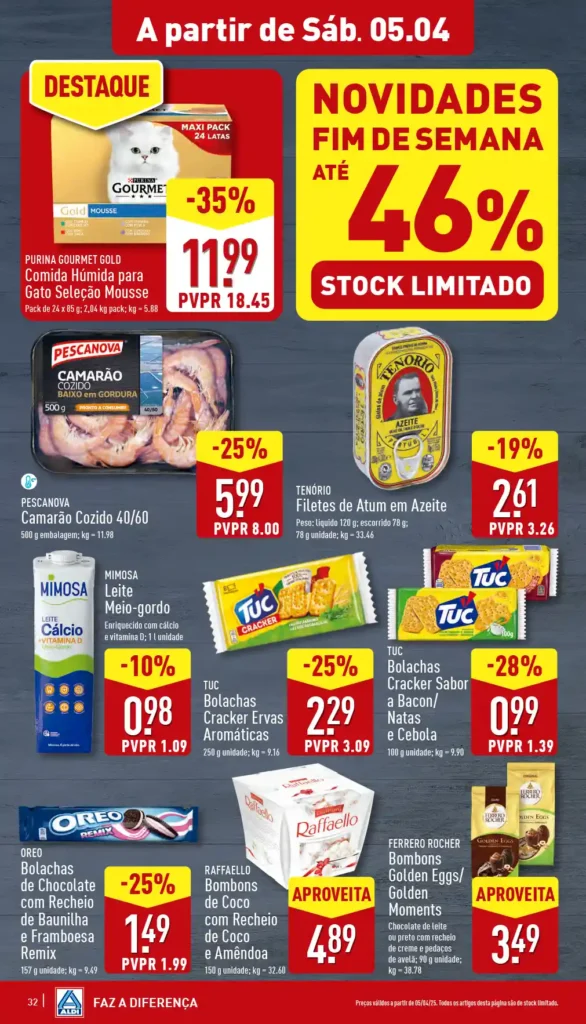 Folheto Aldi 2 a 8 de Abril de 2025 - Página 32