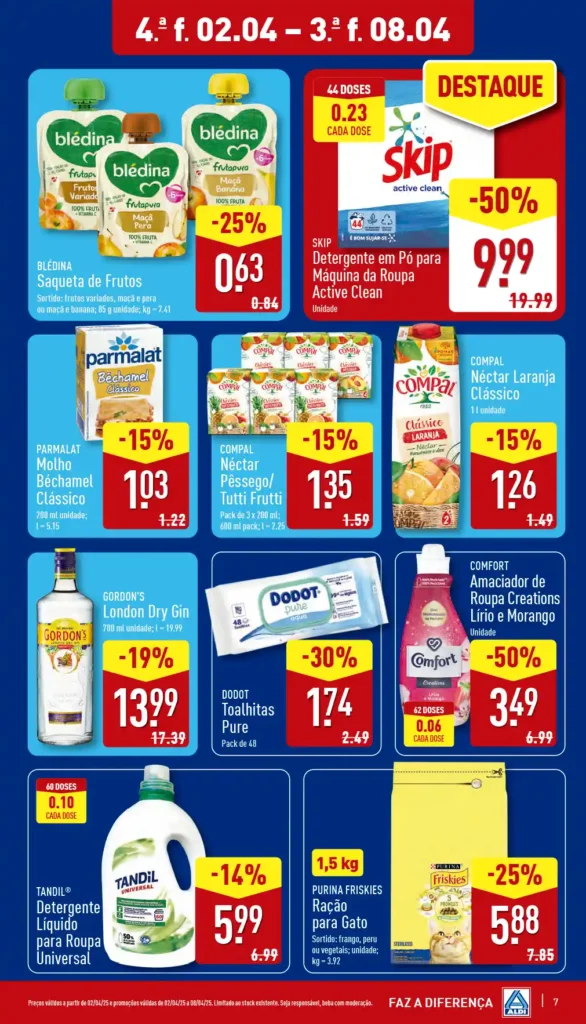 Folheto Aldi 2 a 8 de Abril de 2025 - Página 7