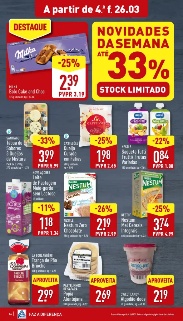 Folheto Aldi 26 de Março a 1 de Abril de 2025 - Página 14