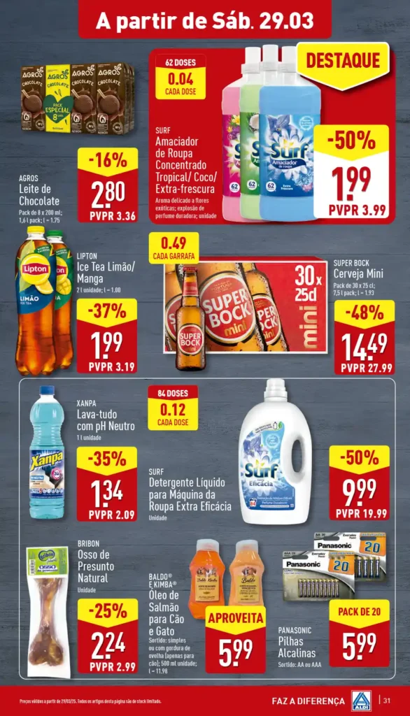 Folheto Aldi 26 de Março a 1 de Abril de 2025 - Página 31