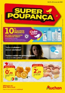 Folheto Auchan 19 a 26 de Março de 2025 - Página 01