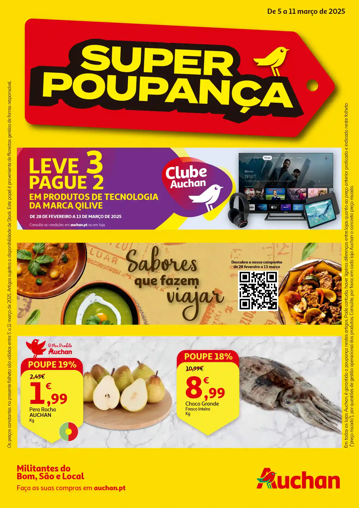Folheto Auchan de 5 a 11 de Março de 2025