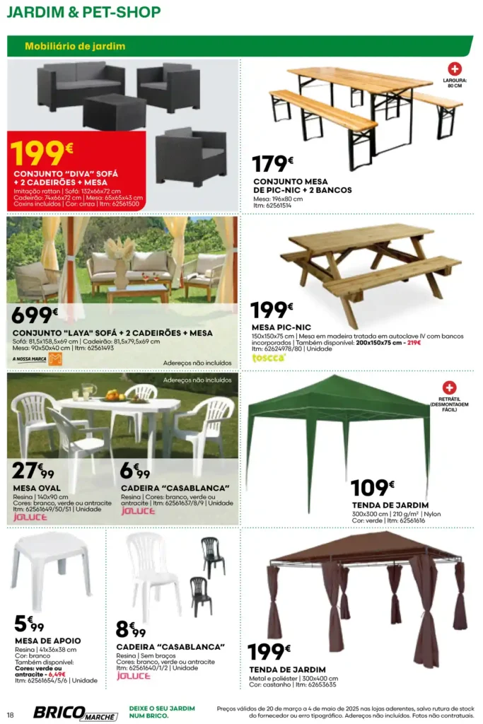 Folheto Bricomarché Jardim e Pet-Shop 20 de Março a 4 de Maio de 2025 - Página 18
