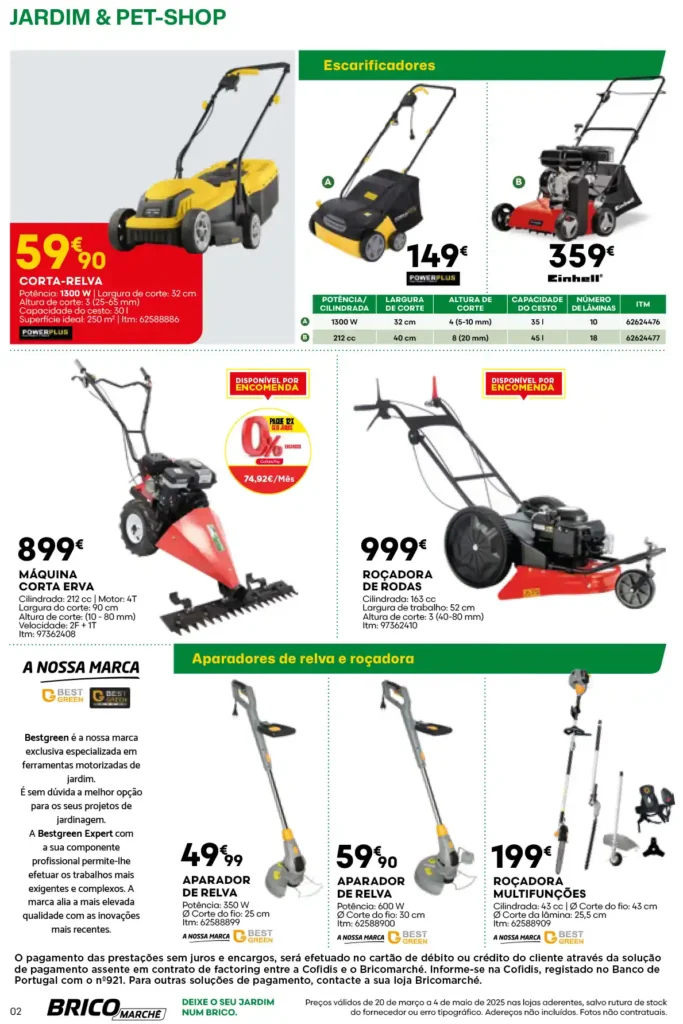 Folheto Bricomarché Jardim e Pet-Shop 20 de Março a 4 de Maio de 2025 - Página 2