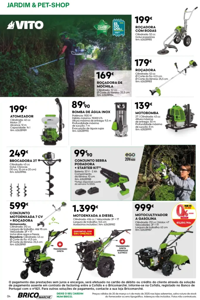 Folheto Bricomarché Jardim e Pet-Shop 20 de Março a 4 de Maio de 2025 - Página 4