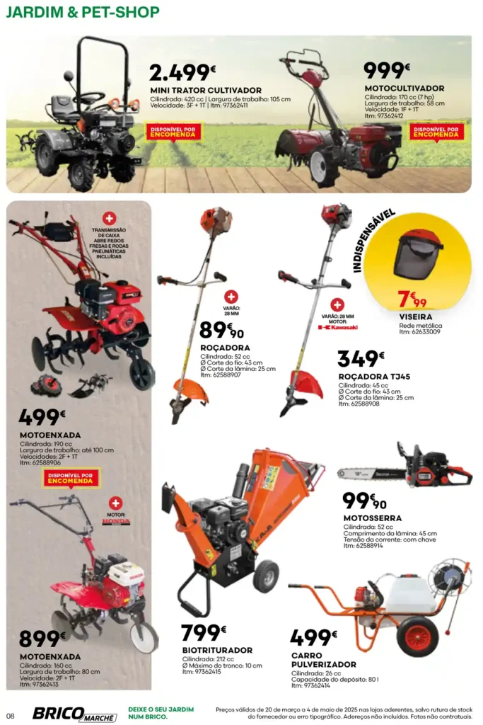 Folheto Bricomarché Jardim e Pet-Shop 20 de Março a 4 de Maio de 2025 - Página 8