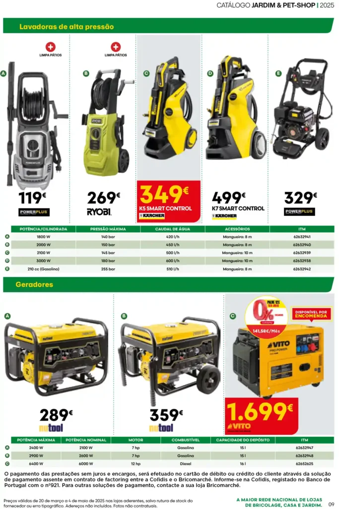 Folheto Bricomarché Jardim e Pet-Shop 20 de Março a 4 de Maio de 2025 - Página 9