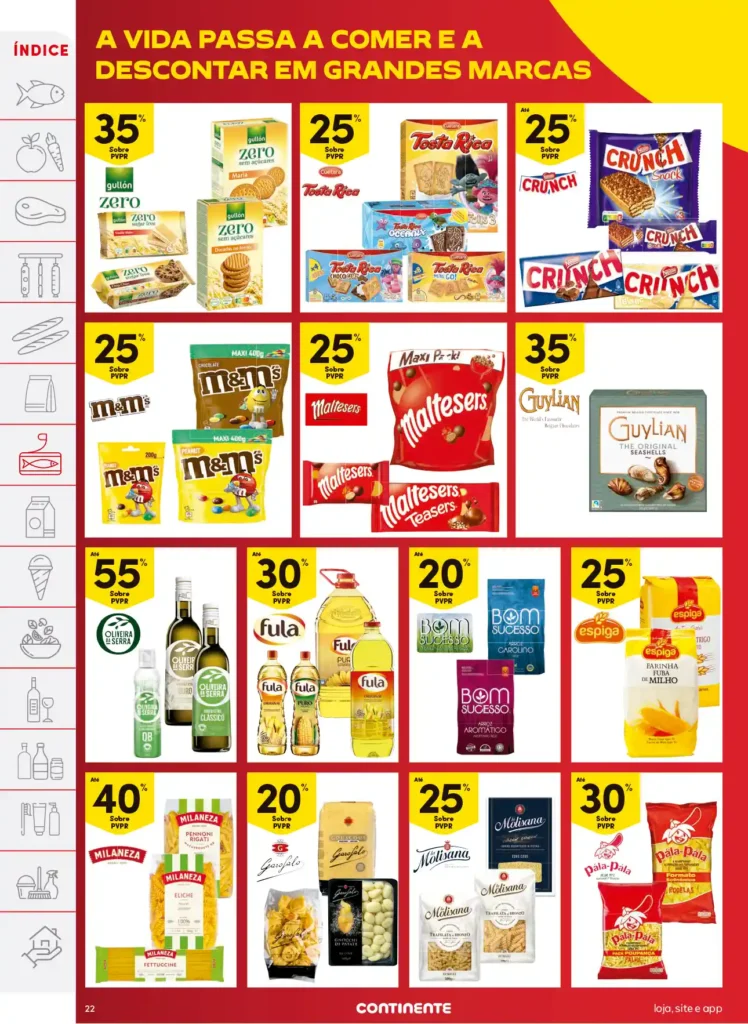 Folheto Continente 18 a 24 de Março de 2025 - Página 22