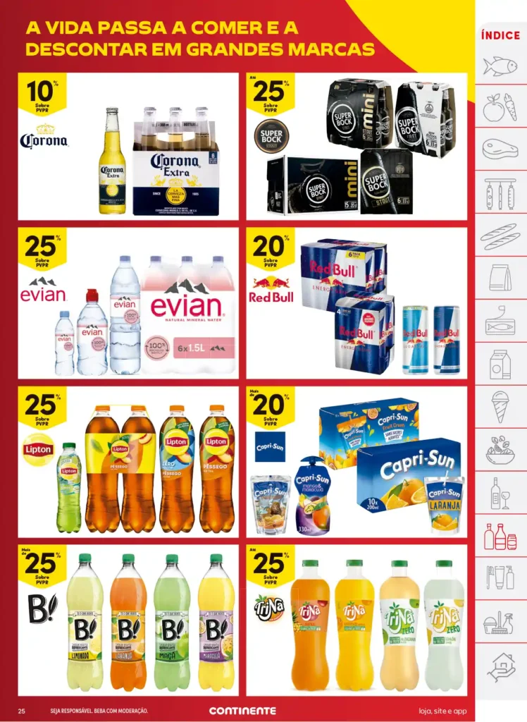 Folheto Continente 18 a 24 de Março de 2025 - Página 25
