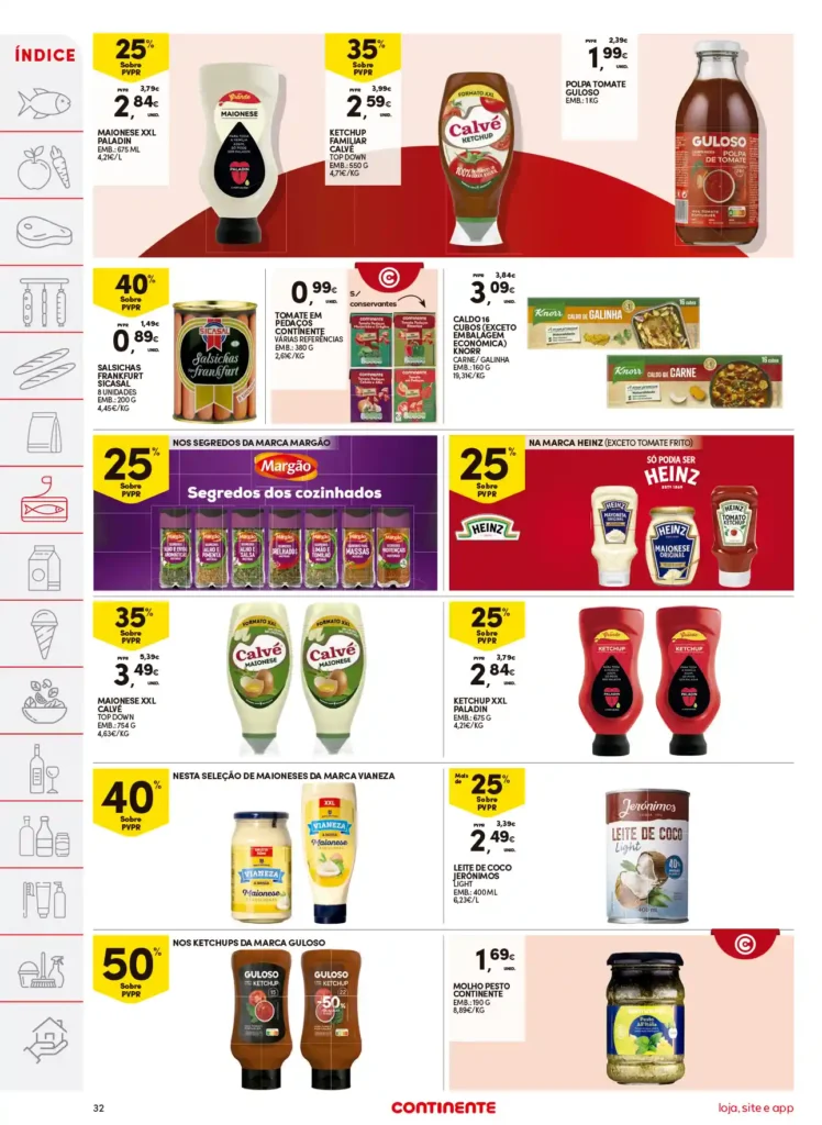 Folheto Continente 18 a 24 de Março de 2025 - Página 32