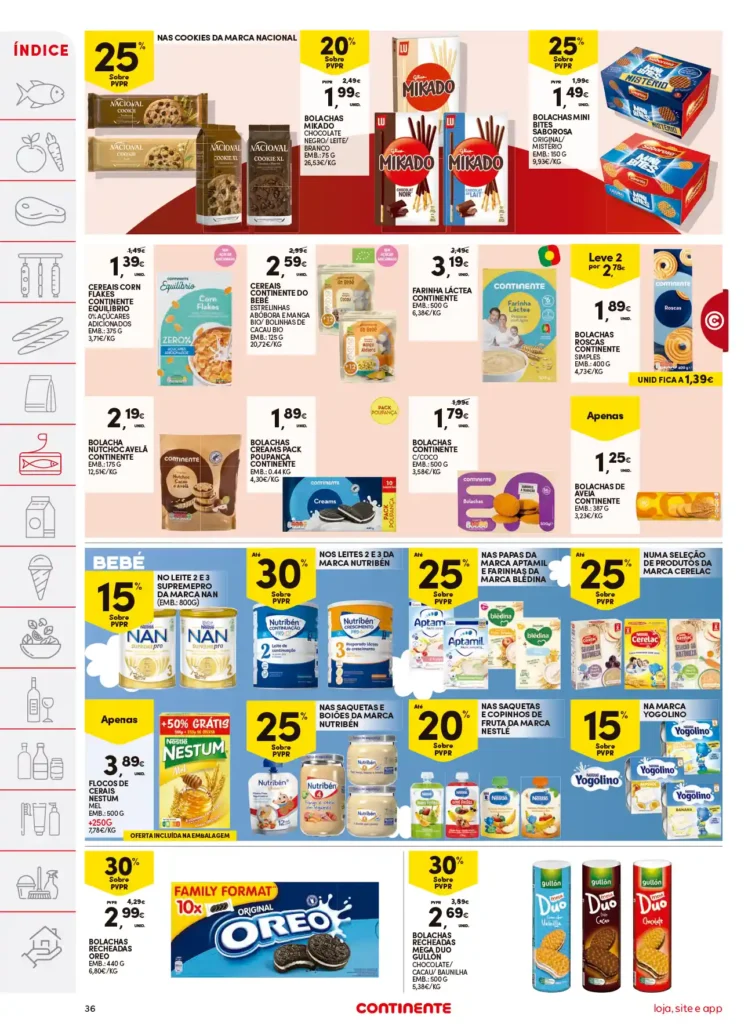 Folheto Continente 18 a 24 de Março de 2025 - Página 36