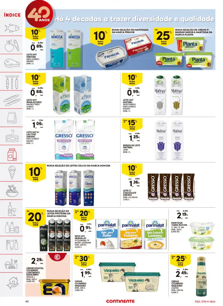 Folheto Continente 18 a 24 de Março de 2025 - Página 40