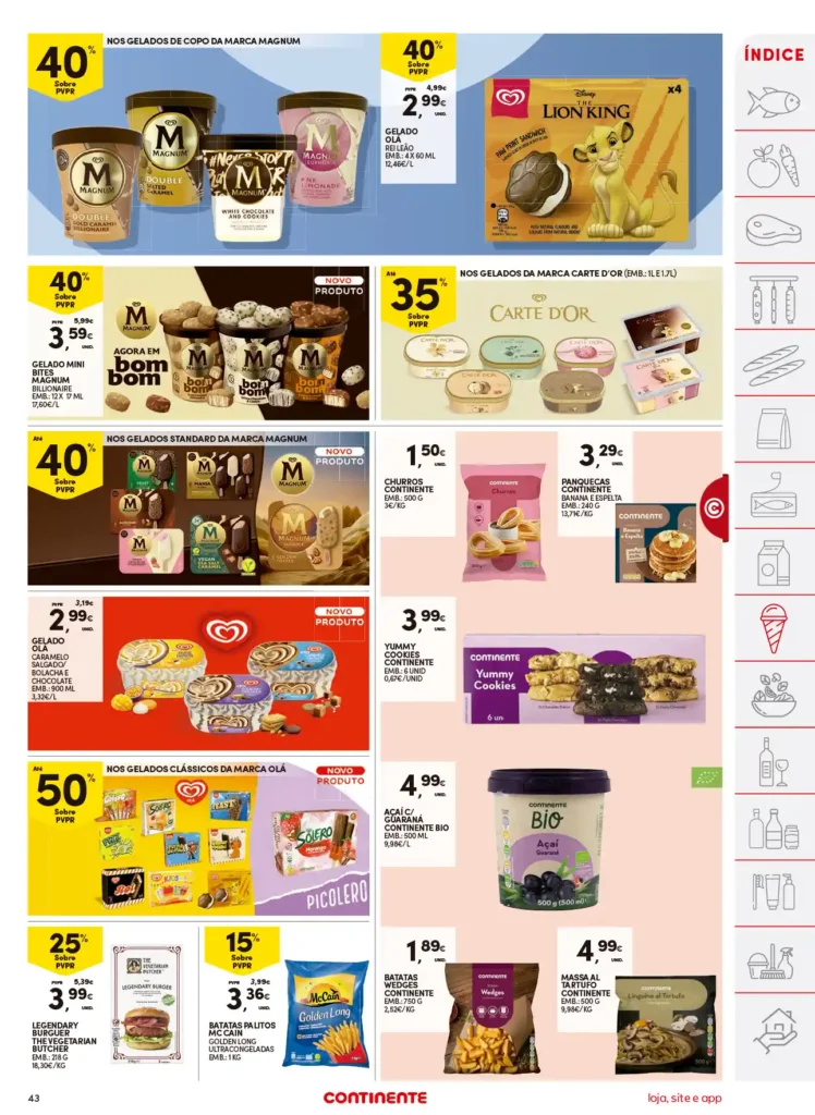 Folheto Continente 18 a 24 de Março de 2025 - Página 43