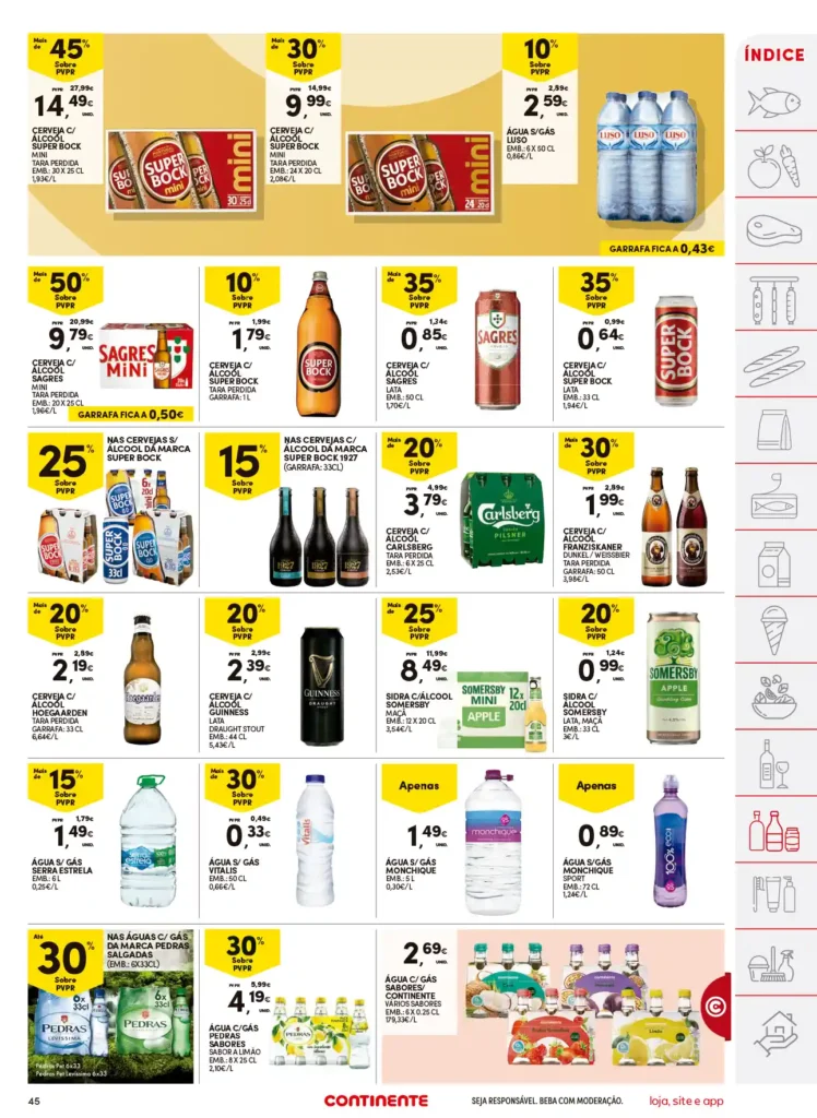 Folheto Continente 18 a 24 de Março de 2025 - Página 45