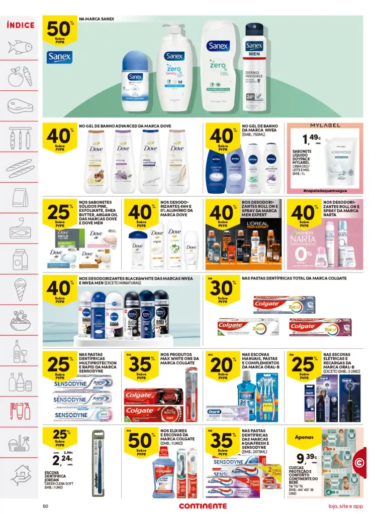 Folheto Continente 18 a 24 de Março de 2025 - Página 50