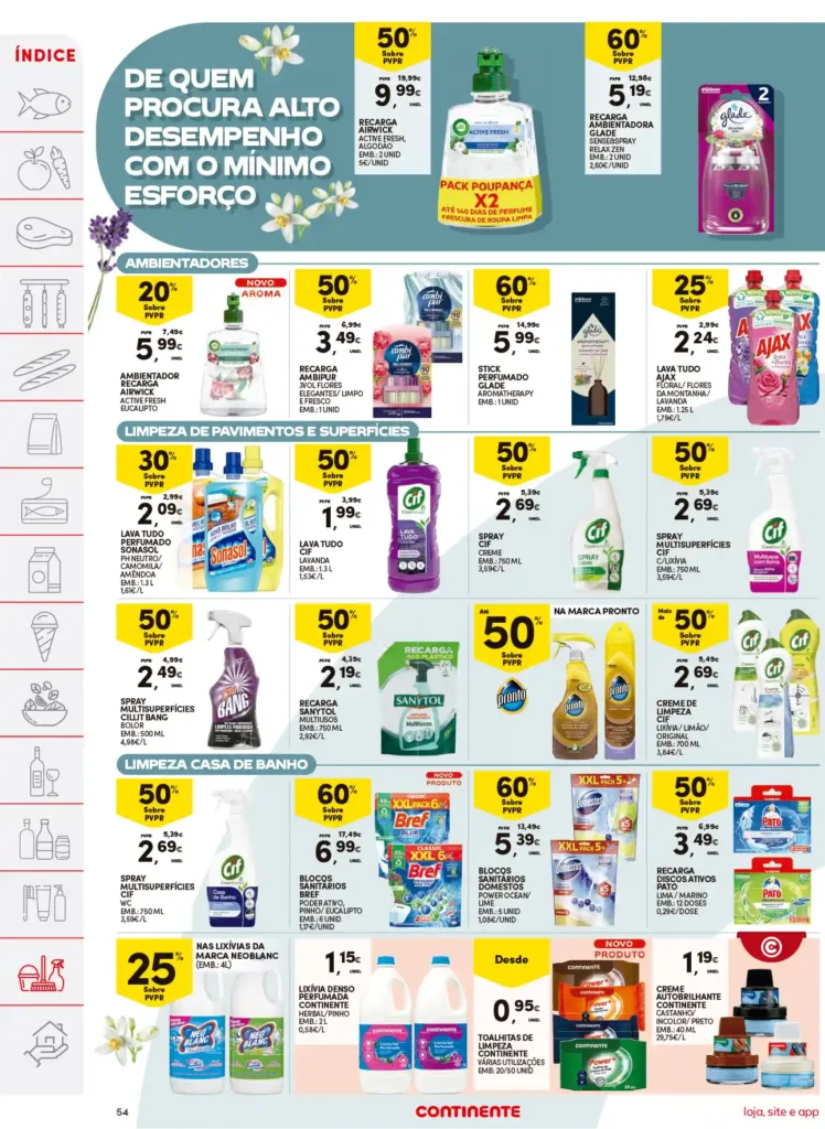Folheto Continente 18 a 24 de Março de 2025 - Página 54