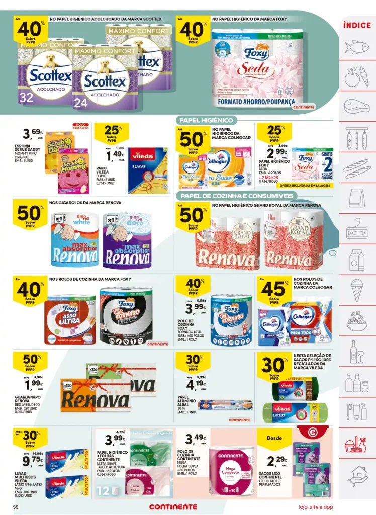 Folheto Continente 18 a 24 de Março de 2025 - Página 55