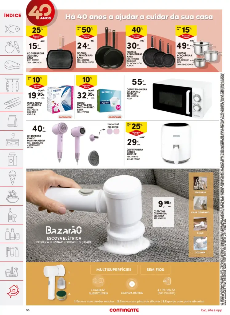 Folheto Continente 18 a 24 de Março de 2025 - Página 58