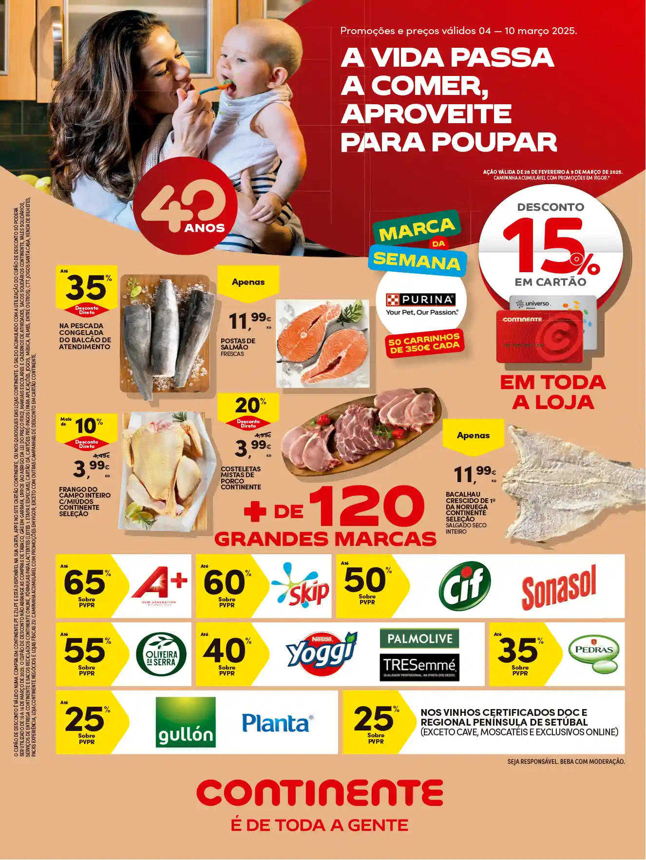 Folheto Continente de 4 a 10 de Março 2025