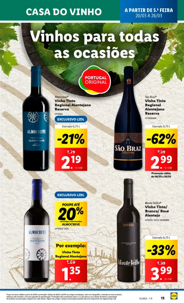 Folheto Lidl 20 a 26 de Março de 2025 - Página 13