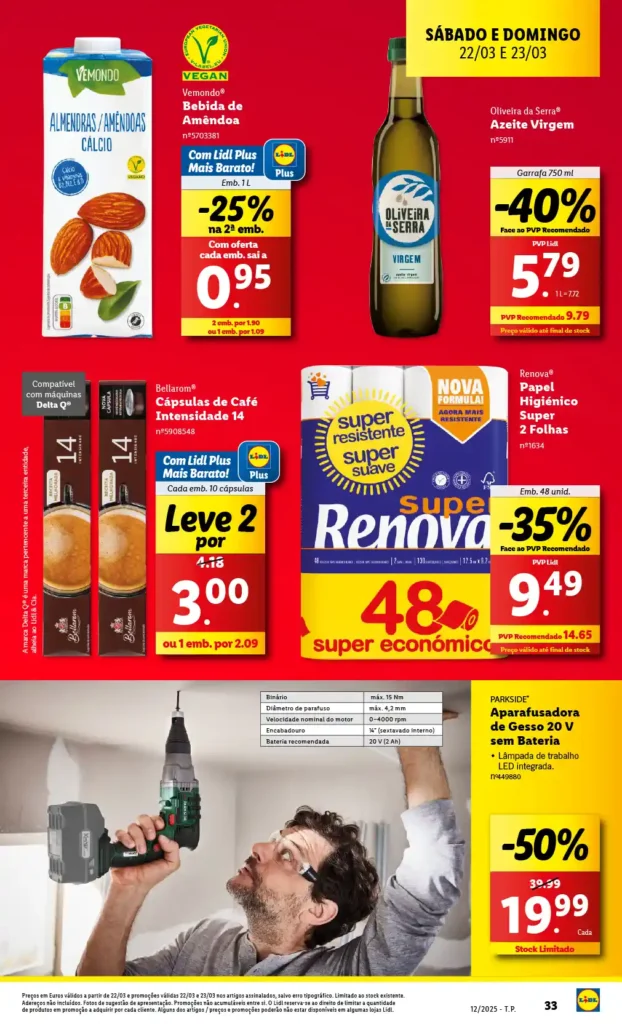Folheto Lidl 20 a 26 de Março de 2025 - Página 33