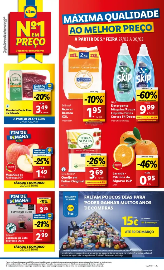 Folheto Lidl 27 a 30 de Março de 2025 - Página 01