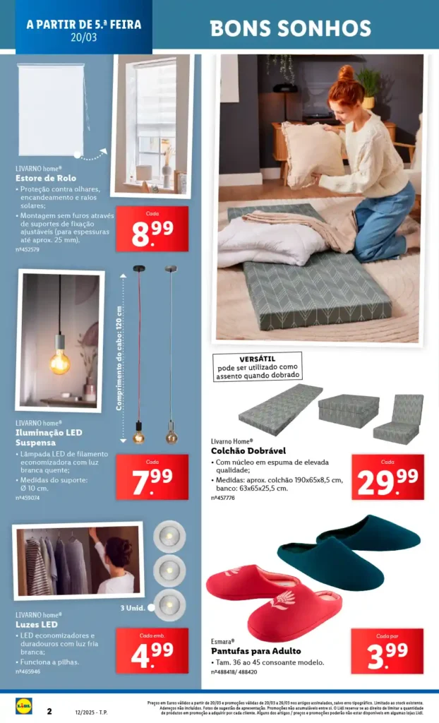 Folheto Lidl Bazar 20 a 26 de Março de 2025 - Página 02