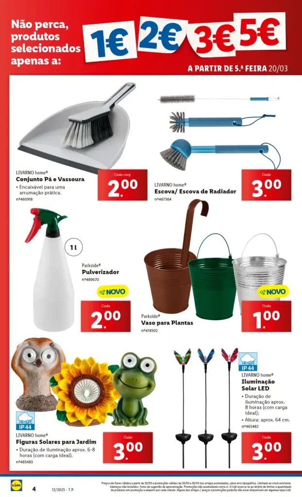 Folheto Lidl Bazar 20 a 26 de Março de 2025 - Página 04