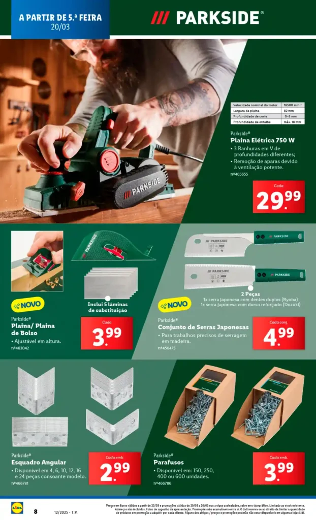 Folheto Lidl Bazar 20 a 26 de Março de 2025 - Página 08