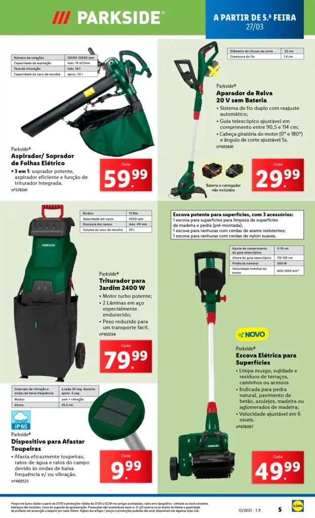 Folheto Lidl Bazar 27 de Março a 2 de Abril de 2025 - Página 05