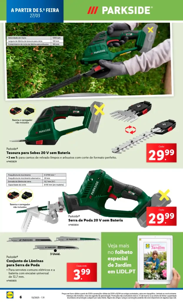 Folheto Lidl Bazar 27 de Março a 2 de Abril de 2025 - Página 06