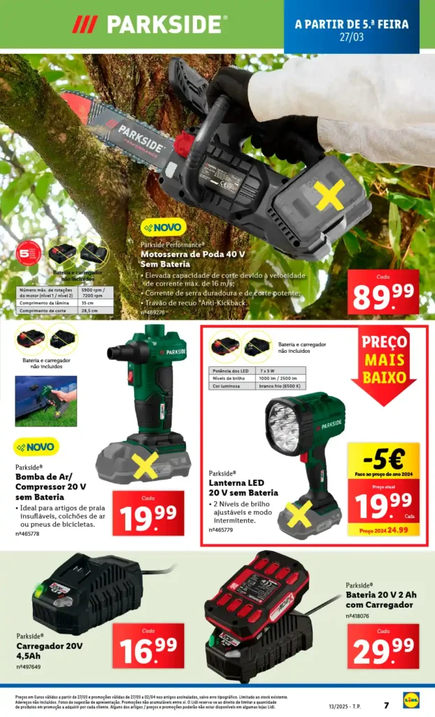 Folheto Lidl Bazar 27 de Março a 2 de Abril de 2025 - Página 07