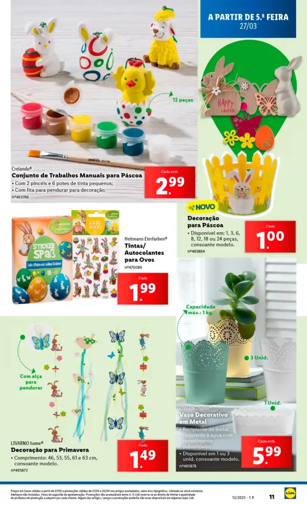 Folheto Lidl Bazar 27 de Março a 2 de Abril de 2025 - Página 11
