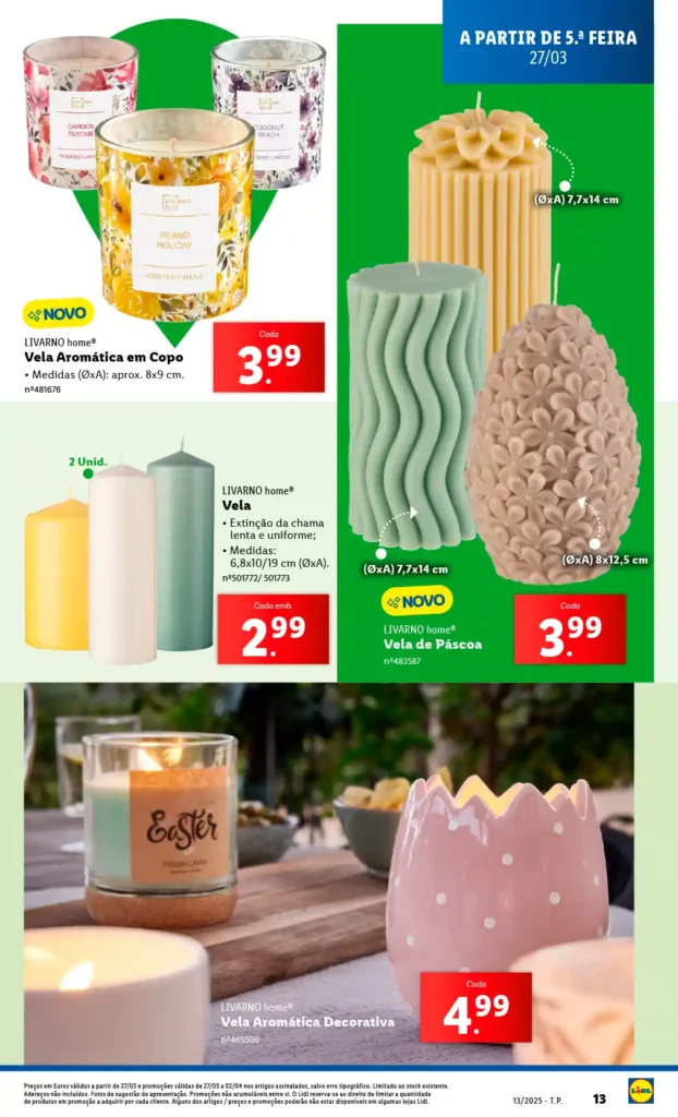 Folheto Lidl Bazar 27 de Março a 2 de Abril de 2025 - Página 13