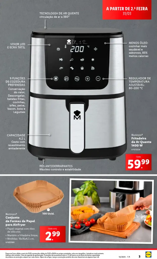 Folheto Lidl Bazar 31 de Março a 6 de Abril de 2025 - Página 03